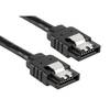 Nanocable Cable Sata Iii Datos 6G Con Anclajes, Negro, 0.5