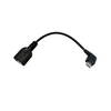 Nanocable Cable Usb 2.0 Otg Acodado, Tipo Micro B/M-A/H, Ne