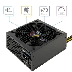 Fuente De Alimentación Tooq Tqapolo-650Sp/ 650W/ Ventilador