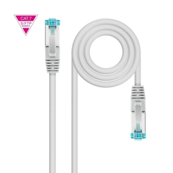 Cable Red Nanocable Rj45 Lszh Cat.7 10M Gris