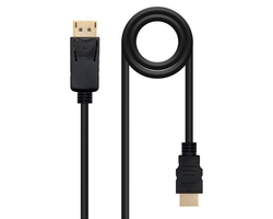 Conversor Displayport A Hdmi 0.5 M Black Nanocable