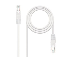 Cable De Red Latiguillo Rj45 Utp Cat6 Awg24 0.25 M Blanco Na