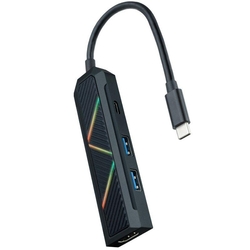 Hub Usb 3.1 Tipo-C Nanocable 10.16.0401/ 2 Puertos Usb/ 1 Us