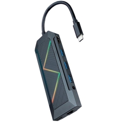 Docking Usb Tipo-C Nanocable 10.16.0901/ 3Xusb/ 1Xusb Tipo-C