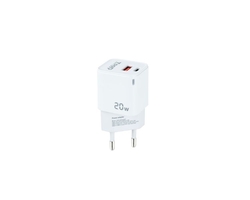 Cargador De Pared Tooq Tqwc-Qcpd20Wt/ 1Xusb-Tipo C/ 1X Usb/