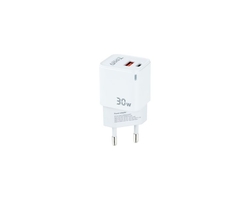 Cargador De Pared Tooq Tqwc-Ganqcpd30Wt/ 1Xusb Tipo-C/ 1Xusb