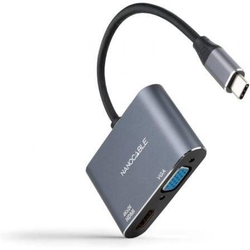 Conversor Nanocable 10.16.4303/ Usb Tipo-C Macho/ Hdmi Hembr
