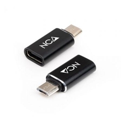 Adaptador Nanocable 10.02.0014/ Microusb Macho Usb Tipo-C He