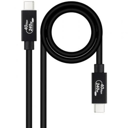 Cable Usb 4.0 Nanocable 10.01.5002/ Usb Tipo-C Macho Usb Tip
