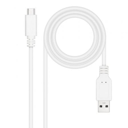 Cable Usb 2.0 Nanocable 10.01.2102-W/ Usb Tipo-C Macho Usb M