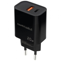 Cargador De Pared Nanocable 10.10.2008/ 1Xusb/ 1Xusb Tipo-C/