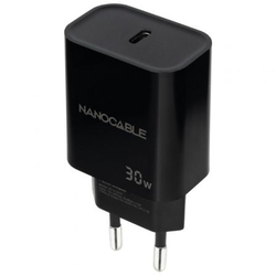 Cargador De Pared Nanocable 10.10.2010/ 1Xusb Tipo-C/ 30W/ N