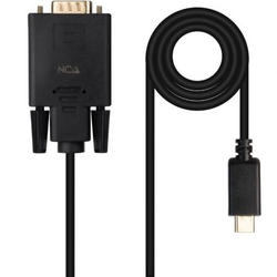 Cable Conversor Nanocable 10.15.5202/ Usb Tipo-C Macho -Vga