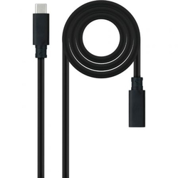 Cable Alargador Usb Tipo-C 3.2 Nanocable 10.01.4501/ Usb Tip