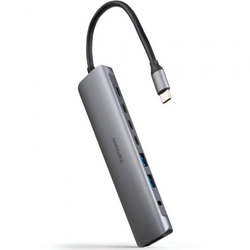 Nanocable Hub 8En1 Usb-A+Usb-C+Hdmi+Usb-C Pd+Jack