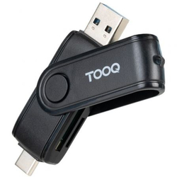 Lector De Tarjetas Externo Tooq Tqr-3003B/ Usb 2.0 Y Usb Tip