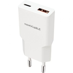 Cargador De Pared Nanocable 10.10.2025/ 1Xusb Tipo-C/ 1Xusb/