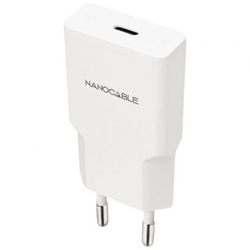 Cargador De Pared Nanocable 10.10.2027/ 1Xusb Tipo-C/ 30W/ B