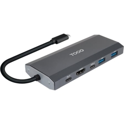 Docking Usb Tipo-C Tooq Tqe-2241G/ Ranura Ssd M.2/ 1Xhdmi/ 2