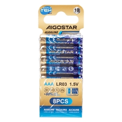 Pila Alcalina Lr03 (Aaa) 1,5V 8 Uds Varios