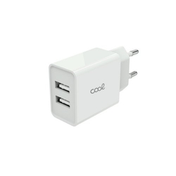 Cargador Cool 2Usb 2,4 Amp White