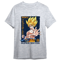 Camiseta Goku Super Saiyan Dragon Ball Z Adulto