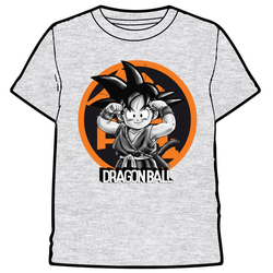 Camiseta Dragon Ball Goku NiaæO Gris S