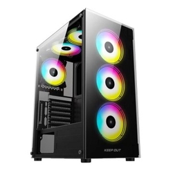 Caja Microatx Approx Xc-210 Glass 1X3.5ö 2X2.5ö 1Xusb2.0 1Xu