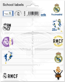 ETIQUETAS ADHESIVAS REAL MADRID