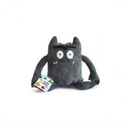 Peluche monstruo de colores gris