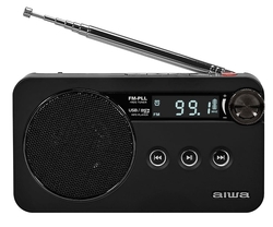 Aiwa Rs-77Pll/Bk Negra / Radio Portátil