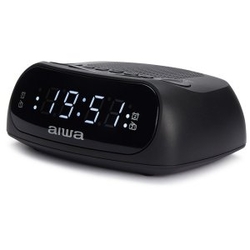Radio Despertador Aiwa Cr-09J Am/Fm Doble Alarma Bateria De