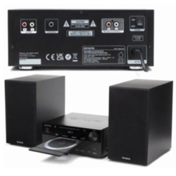 Micro Cadena Aiwa Msbtu-550Bk 50W Rms Cd Radio Aux Usb Color