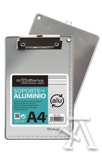 DOSSIER A4 AVEC PINZA SUPERIOR ALUMINIO
