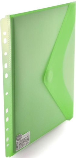 PACK/10 CAPA ENVELOPE MULTITADRO A4+ 245X310 VELCRO VERDE