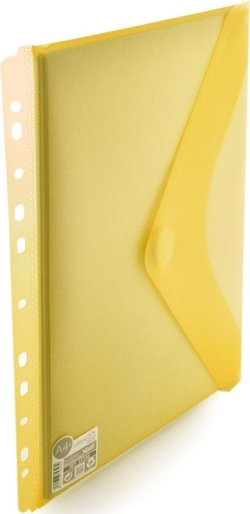 PACK/10 MULTI-PAD FOLDER A4 245X310 YELLOW VELCRO