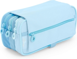 PORTATOT TRIPLE AMB SOLAPA BLUSH COLOR BLAU CLARO