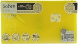 PACK/10 ENVELOPES DL V-LOCK 125X225 MM VELCRO YELLOW COLOR