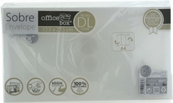 PACK/10 ENVELOPE DL V-LOCK 125X225 MM VELCRO COR TRANSLUCIDO