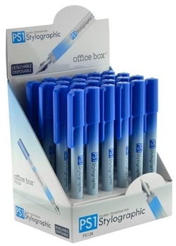 EXP 24 PLUMA DESECHABLE STYLOGRAPHIC PS1 TINTA AZUL