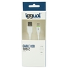 Iggual Cable Usb-A/Usb-C 100 Cm Blanco