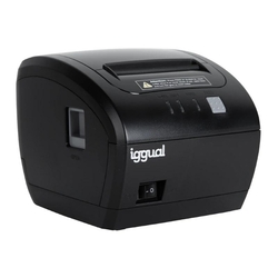 Iggual Impresora Térmica Tp Easy 80 Usb+Rj11 Negra
