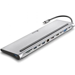 Docking Usb Tipo-C Ngs Wonderdock12/ 3Xusb/ 2Xhdmi/ 1Xvga/ 1