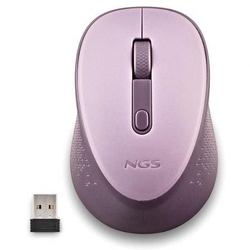 Ratón Inalámbrico Ngs Dew Lilac/ Hasta 1600 Dpi/ Lila