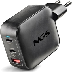Cargador De Pared Gan Ngs Bud100Wtiny 100W/ 2Xusb Tipo-C/ 1X