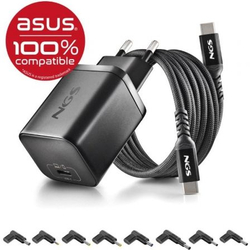 Cargador Gan De Portátil Ngs Bud65W-As Para Asus/ 1Xusb Tipo