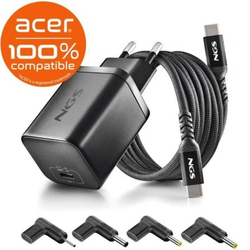 Cargador Gan De Portátil Ngs Bud65W-Ac Para Acer/ 1Xusb Tipo