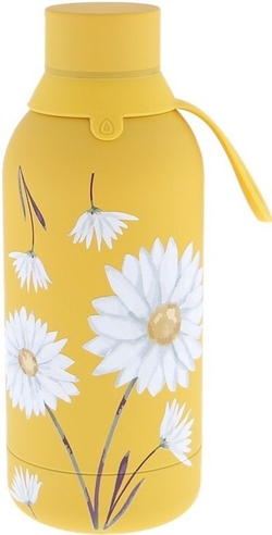 AMPOLLA DE ACER INOXIDABLE 500ML MUSTARD FLOWERS