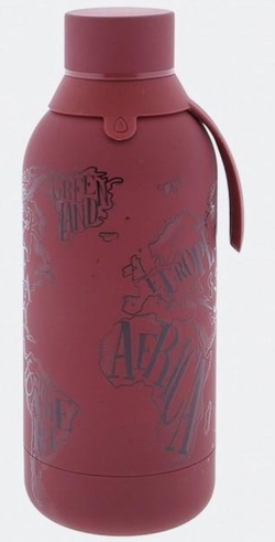 BOTELLA TERMICA ADULTO 500ML ACEIRO INOX MAXENTA WORLD MAP