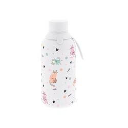 Botella termica interior ceramico 2 tapones 500ml dot & woof ice